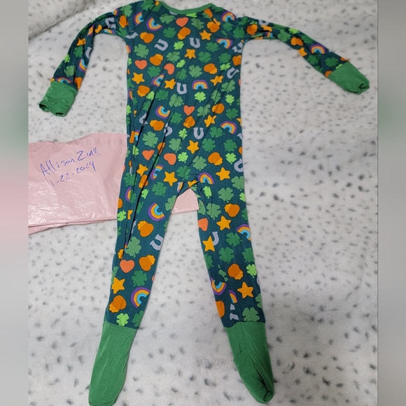 LITTLE SLEEPIES LUCKY ZIPPY 2T NWOT - Picture 3 of 4